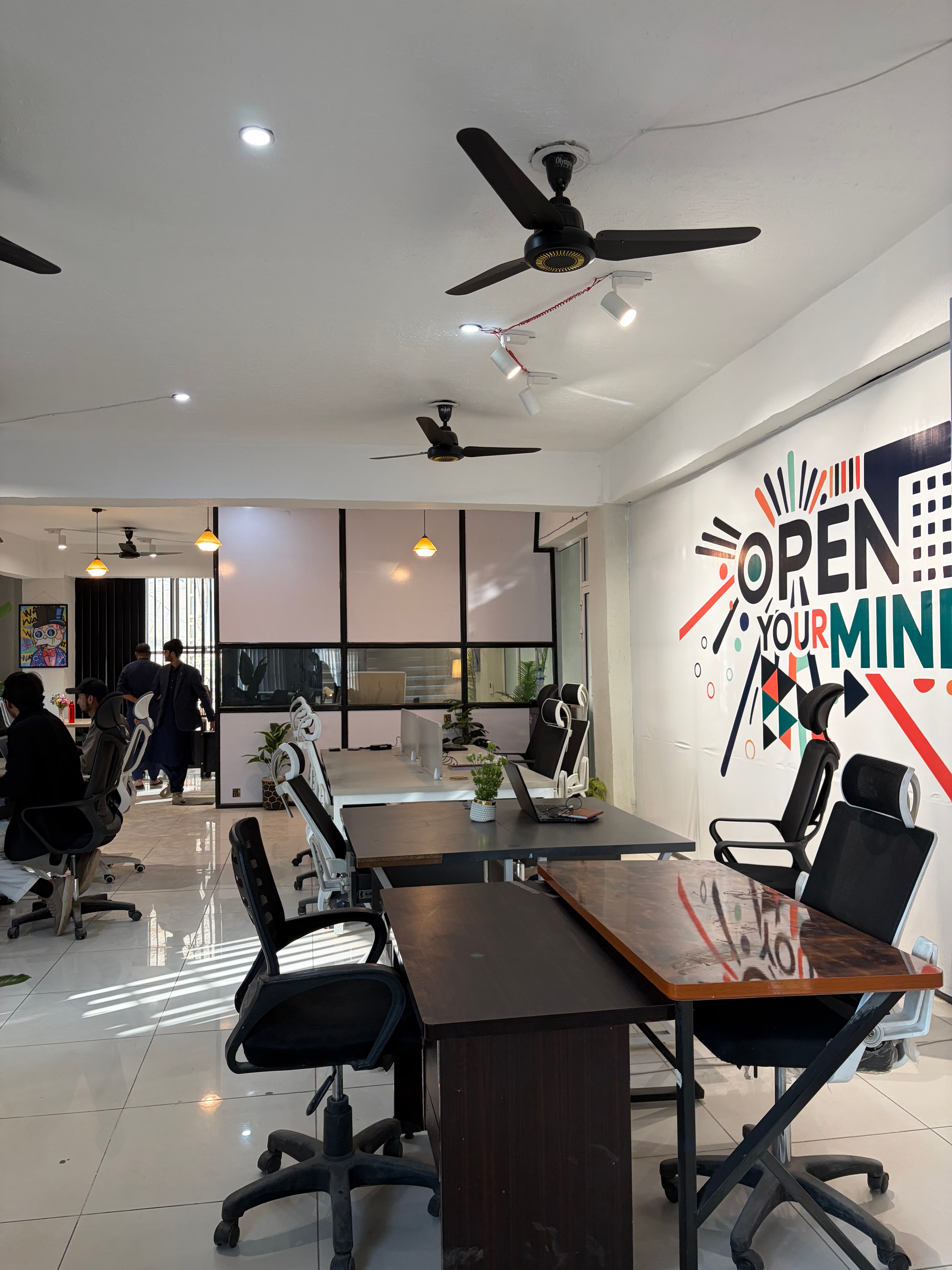 Coworking space interior